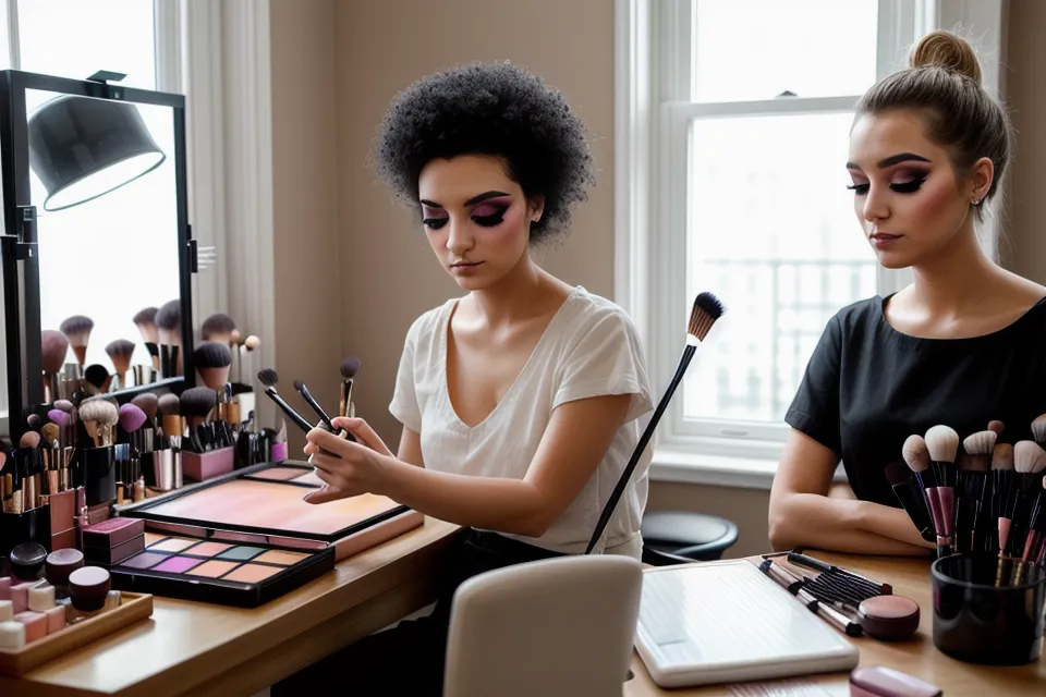 Maquillaje editorial estilo etéreo para fotos de retrato con piel mate y luz suave