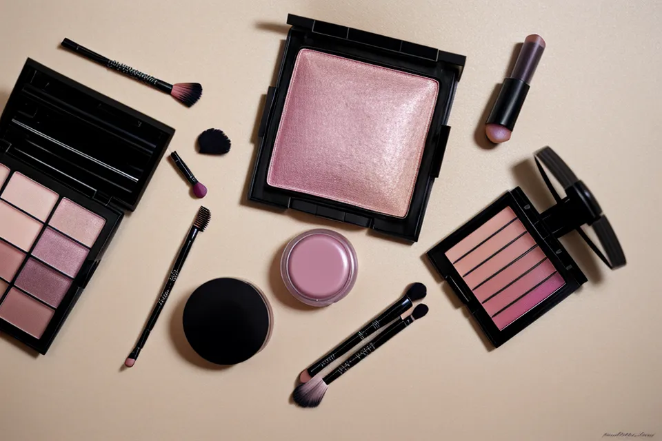 Reflejo en el espejo de un delineado flotante con asimetría deliberada, técnica de maquillaje editorial estilo Hollywood