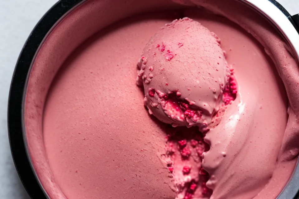 Rubor en crema frambuesa aplicado en círculo para un look años 20 con toque actual