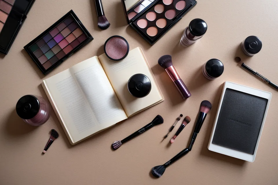 Maquillaje de Hollywood aplicado con pincel angulado, técnica editorial de luz y sombra sobre el rostro