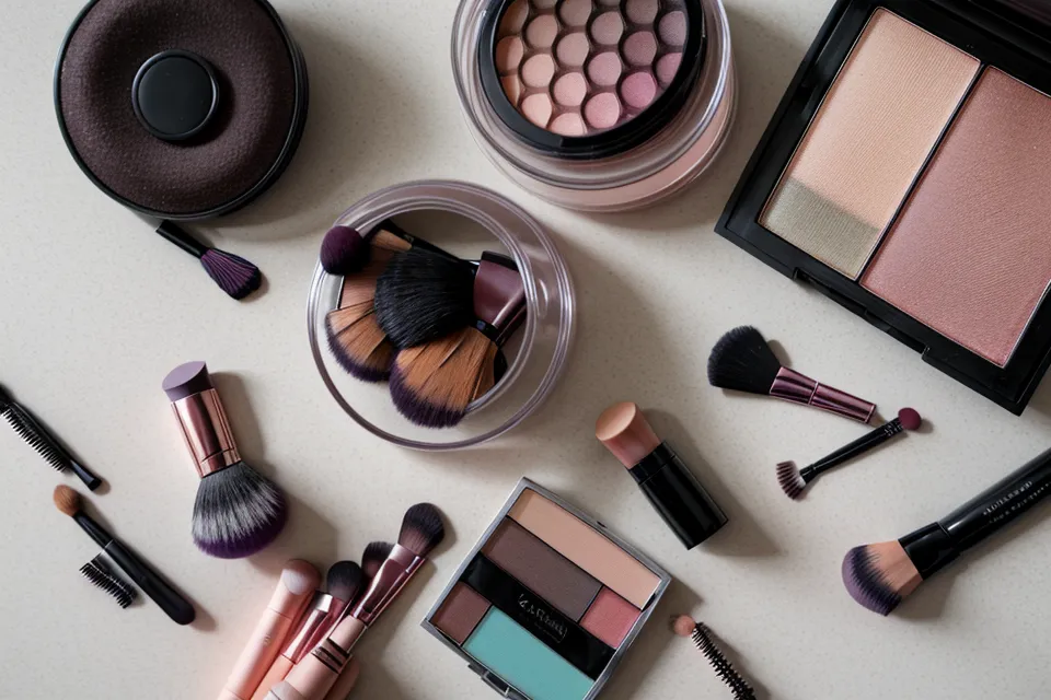 Maquillaje editorial de larga duración preparado para una sesión de fotografía de retrato al aire libre